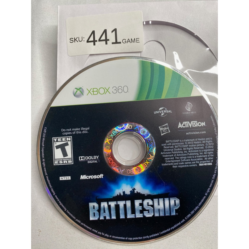 Battleship Microsoft Xbox 360